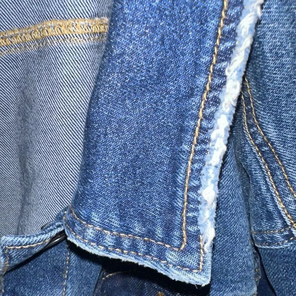Universal Thread distressed basic X denim Freeborn jacket - Picture 4 of 4